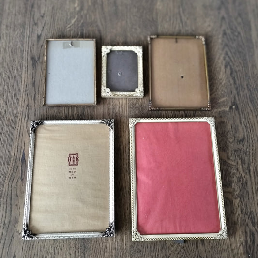 Secondhand - 5 stk. retro billedrammer (22)