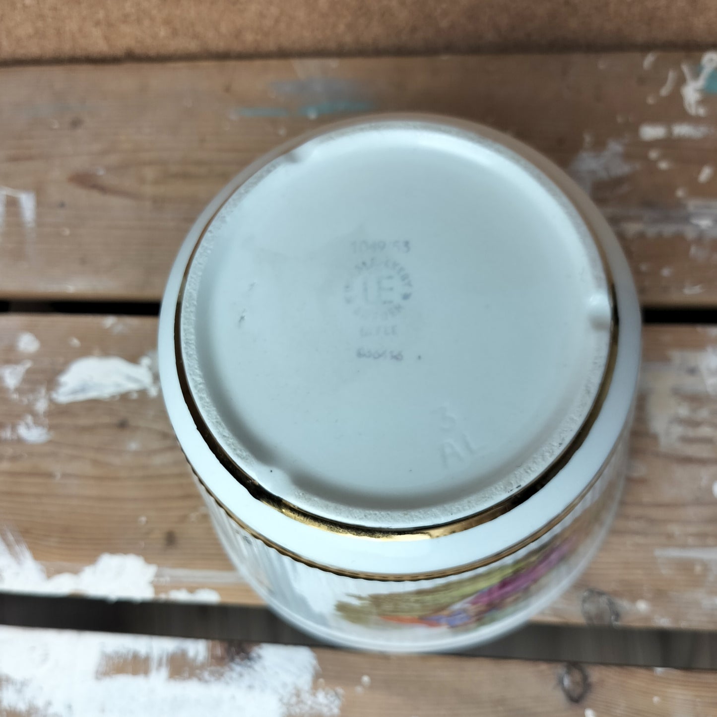 Secondhand - Potteskjuler fra Upsala Ekeby 'FORELSKELSE' Ø 17,5 x H 15 cm-bunden