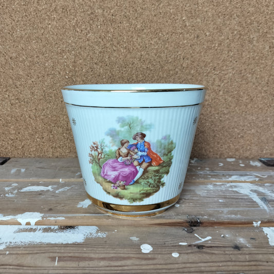 Secondhand - Potteskjuler fra Upsala Ekeby 'FORELSKELSE' Ø 17,5 x H 15 cm