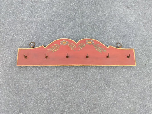 Secondhand - Vintage knagerække til nøgler eller viskestykker