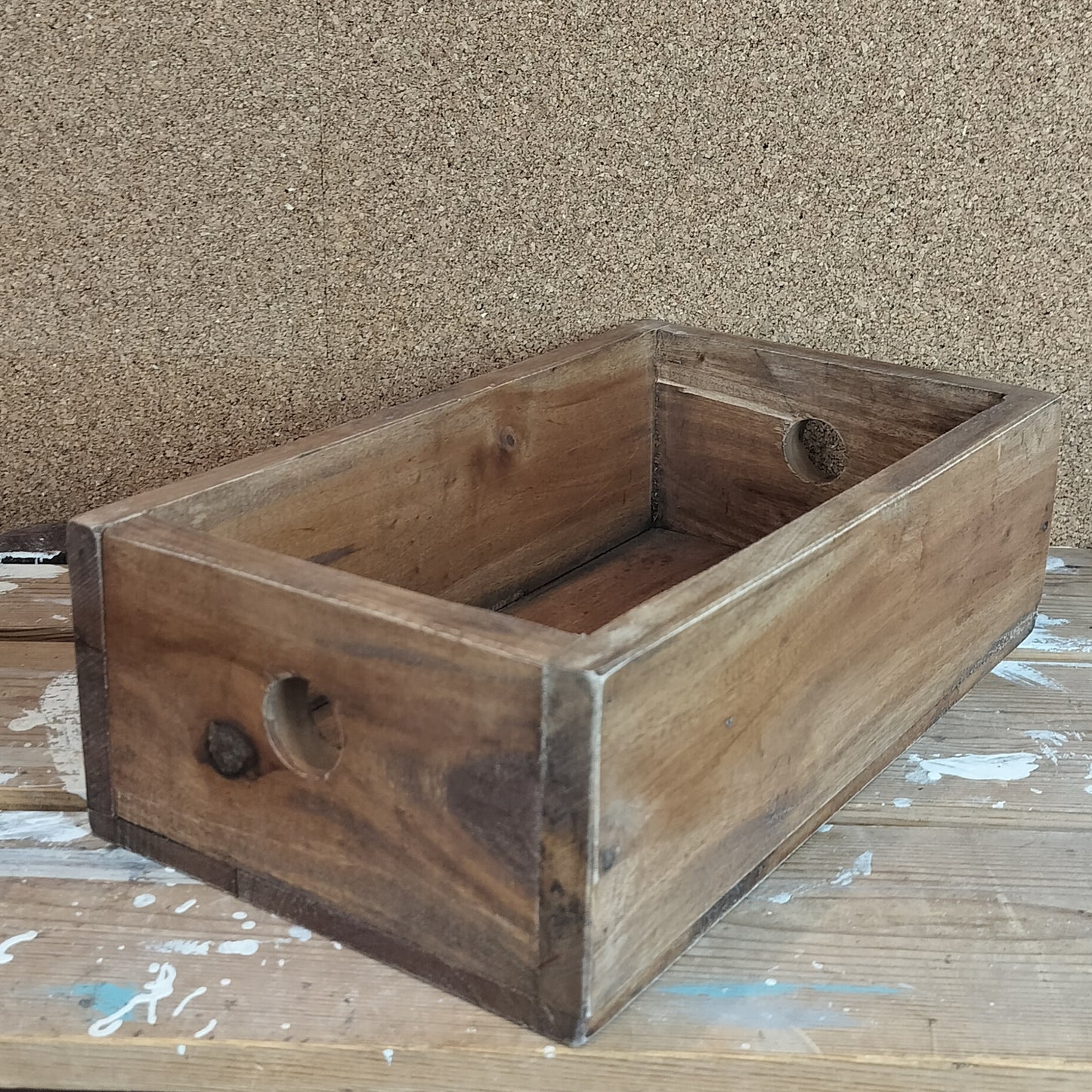 Trækasse/træbakke Lille L 34 x B 20 x H 11 cm