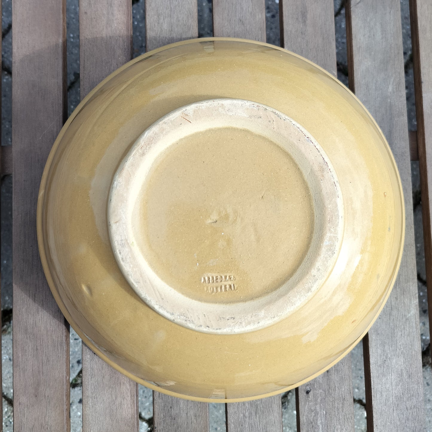 Secondhand - Lerfad fra Abbernæs Potteri Ø 30 cm