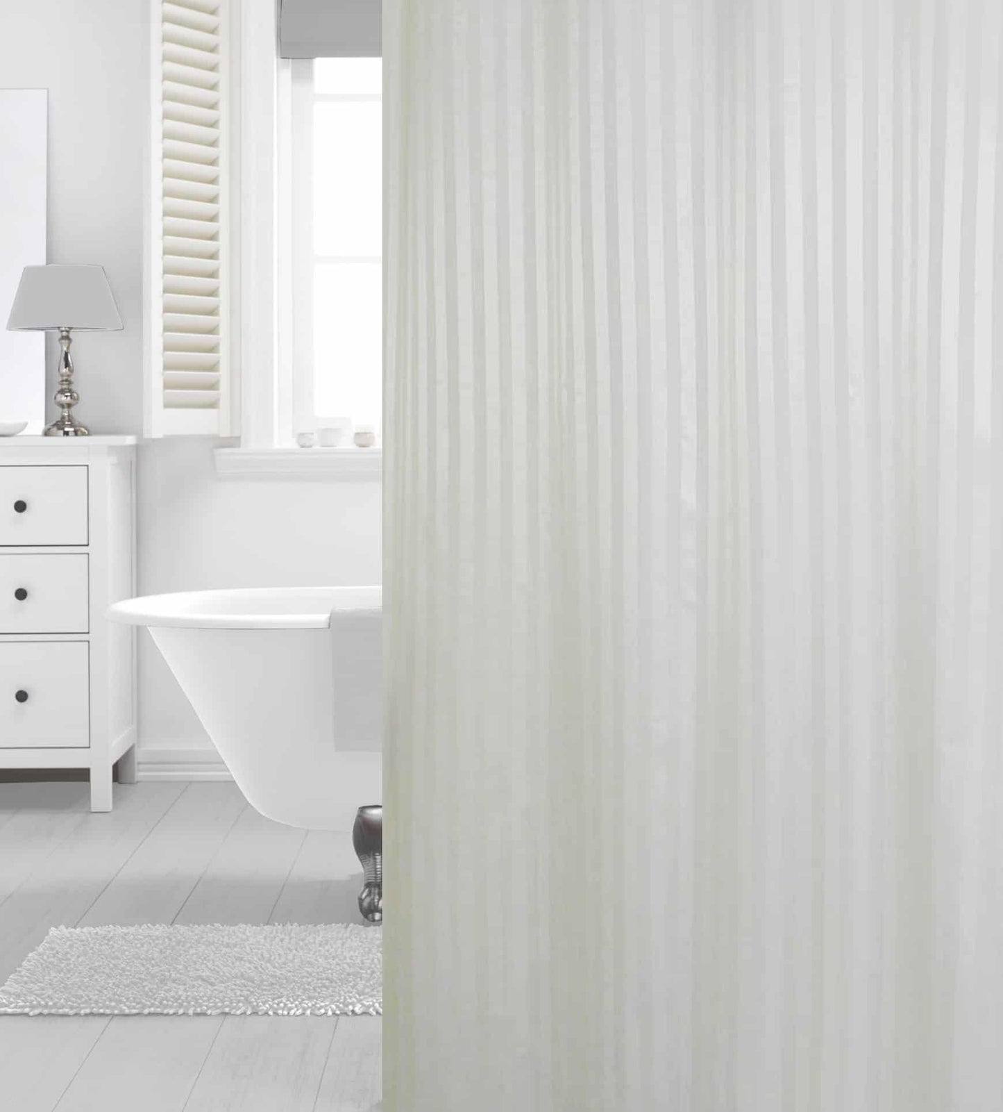 Badeforhæng - Model Hilton 180 x 220 cm