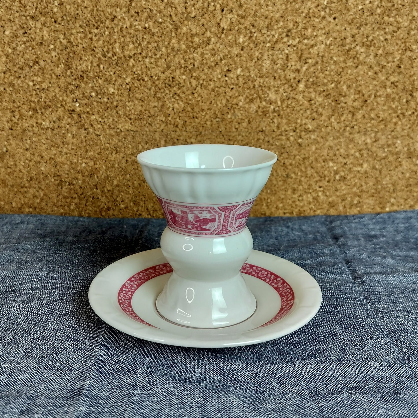 Secondhand - Espresso kop med underkop 4 sæt fra Bach Collection