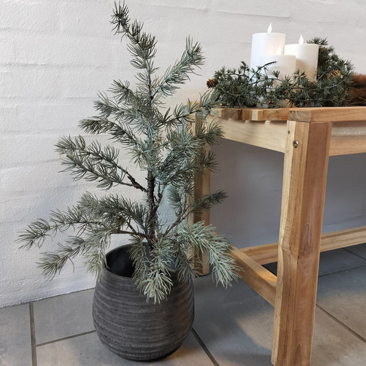 Potteskjuler i grå 16 x 21 cm