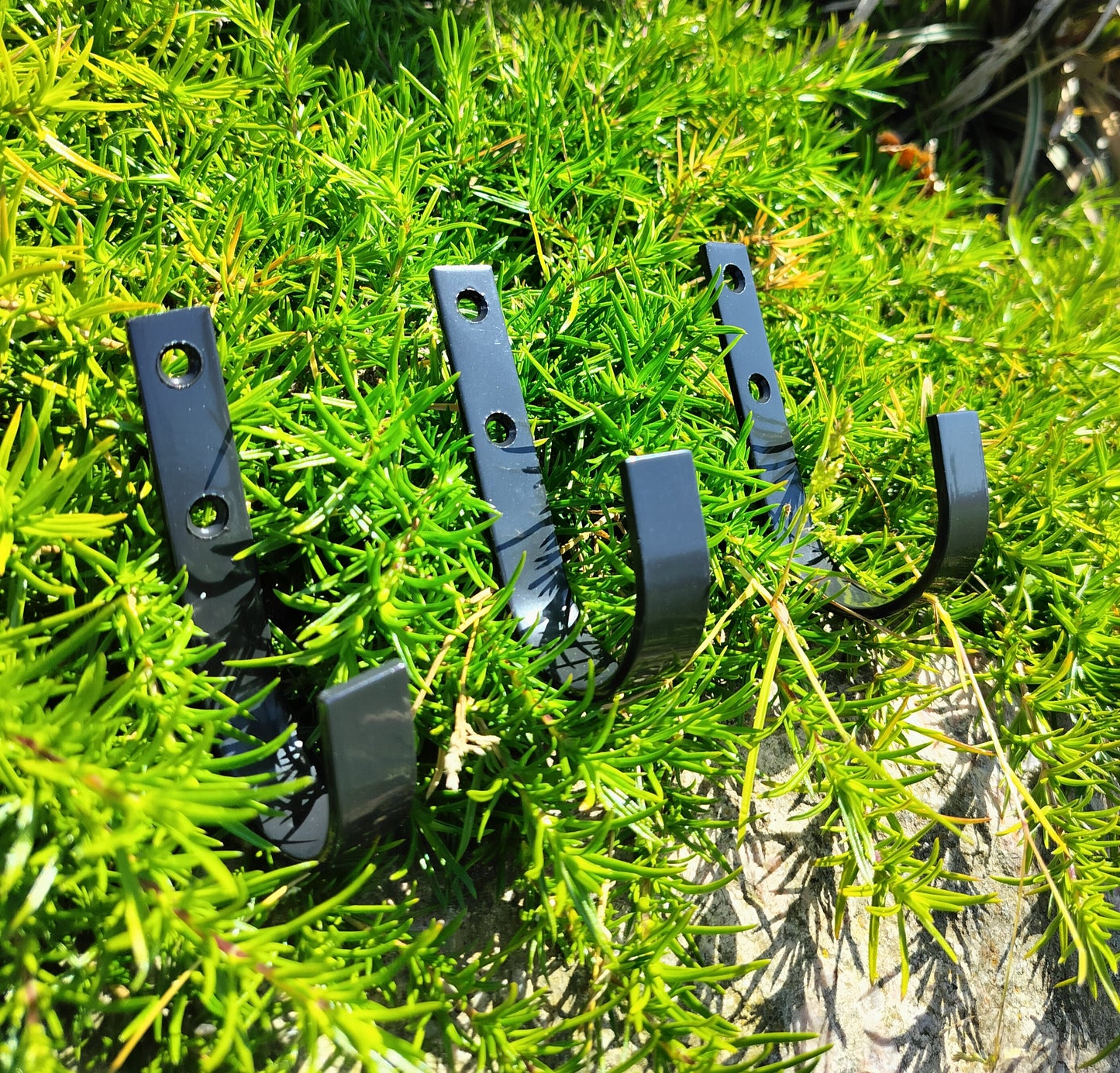 Knager i gråsort 3 stk