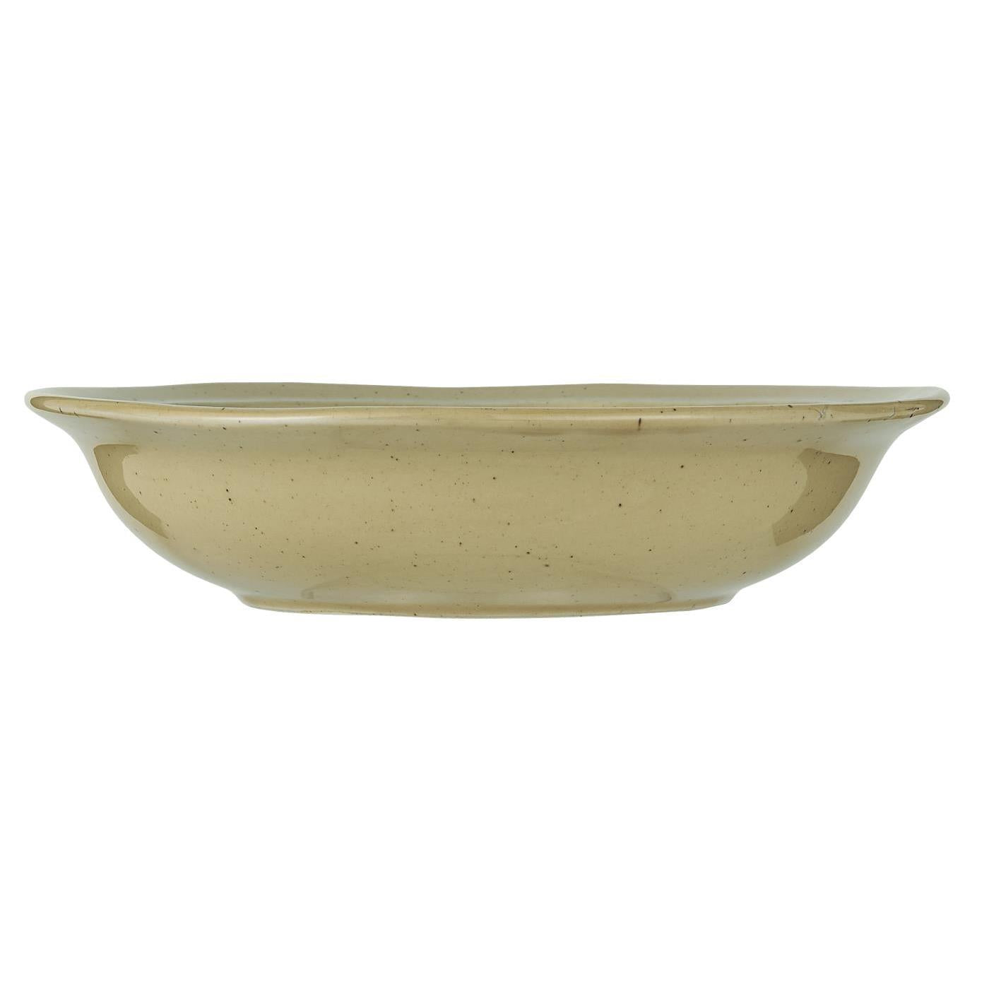 Ib Laursen - Dunes dyb tallerken mustard Ø 20 x H 4,5 cm