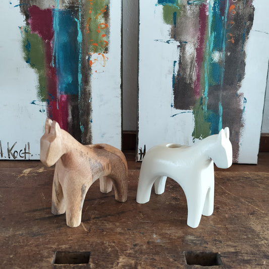 Ib Laursen - Lysestage til kronelys HEST (UNIKA)