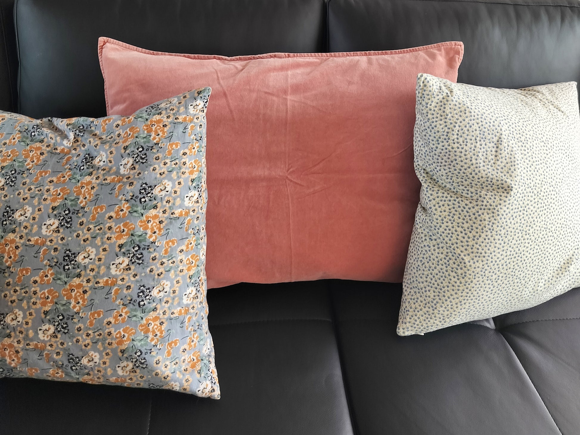 Ib Laursen - Pudebetræk Velour STØVET CORAL 72 x 52 cm