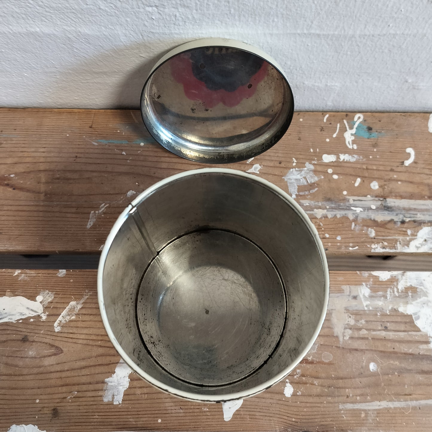 Secondhand - Retro Kaffedåse FRIKØB Ø 11 x H 14,5 cm indvendig