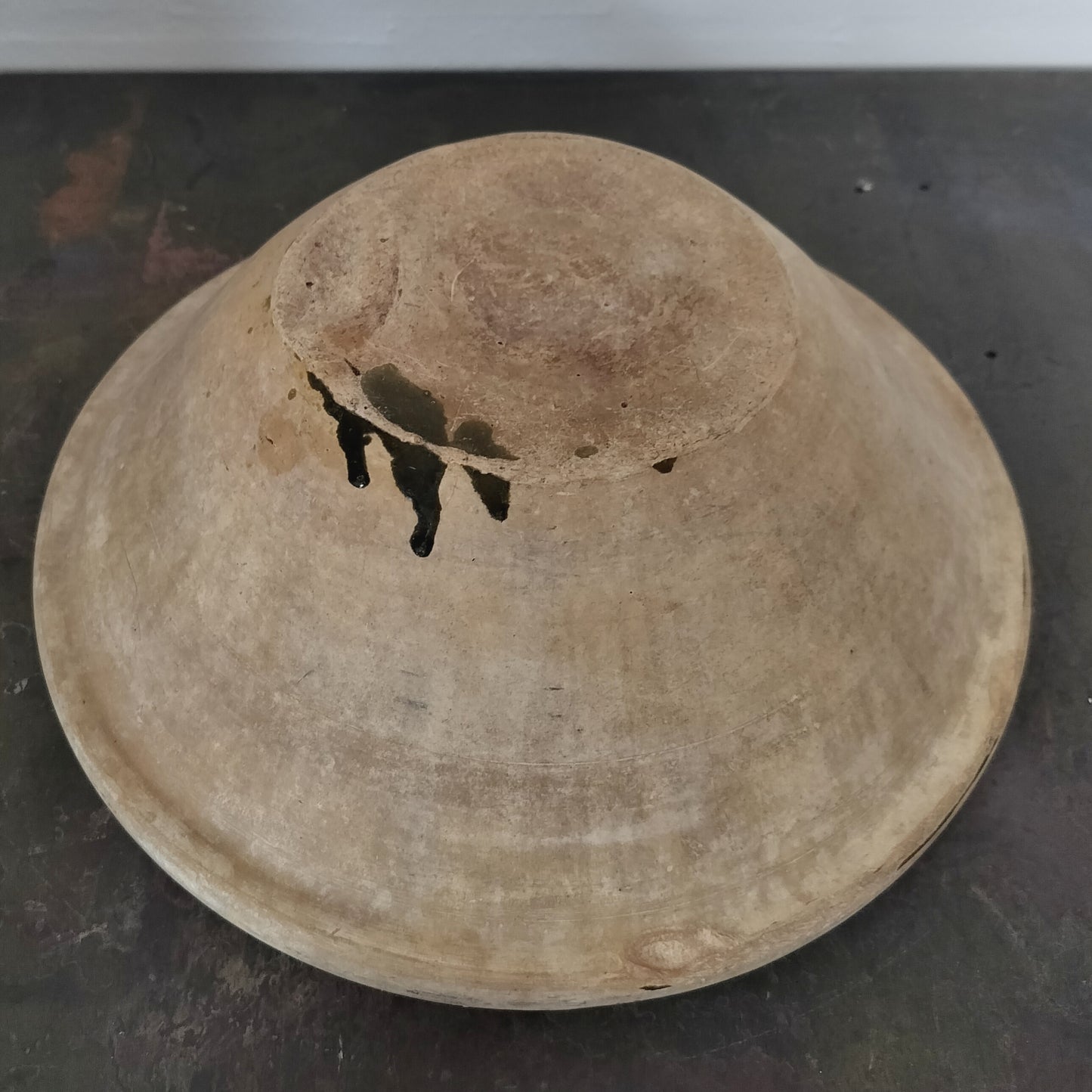 Secondhand - Lerfad Ø 33 x H 12 cm