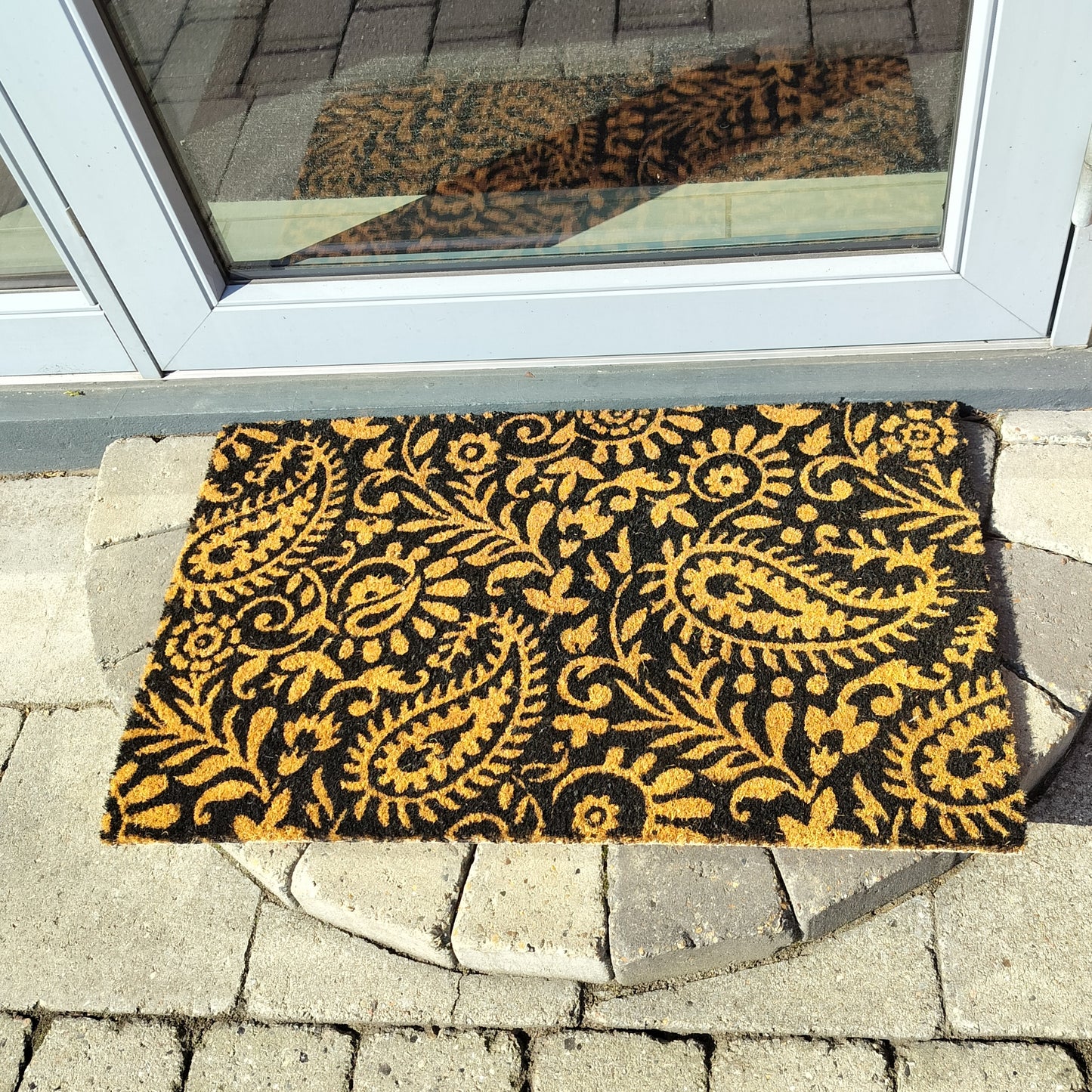 Dørmåtte med paisleymønster B 45 x L 75 cm