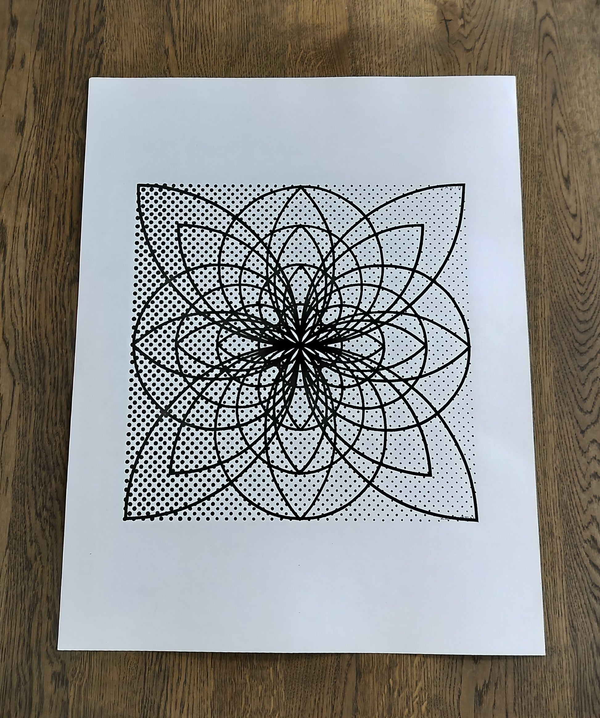 Håndtegnet billede af Lucien Zen - Oasis