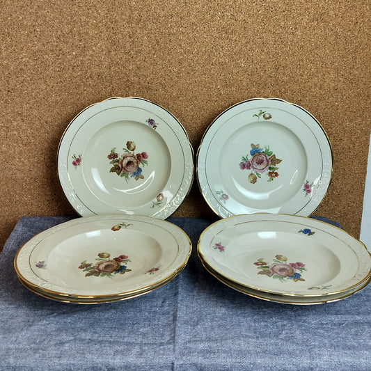 Secondhand - Rosenborg 6 stk. Dybe tallerkner Ø 25,5 cm