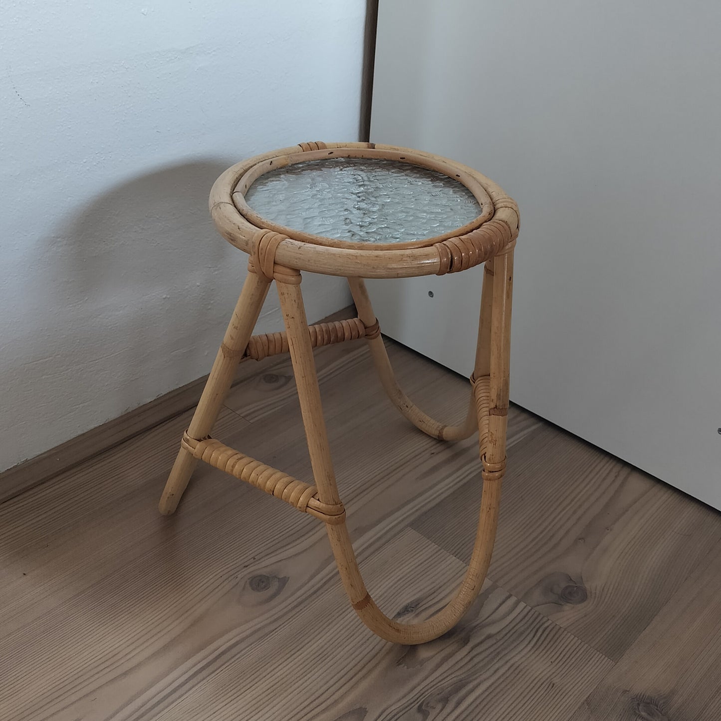 Secondhand - bambus opsats Ø 21 x H 29,5 cm