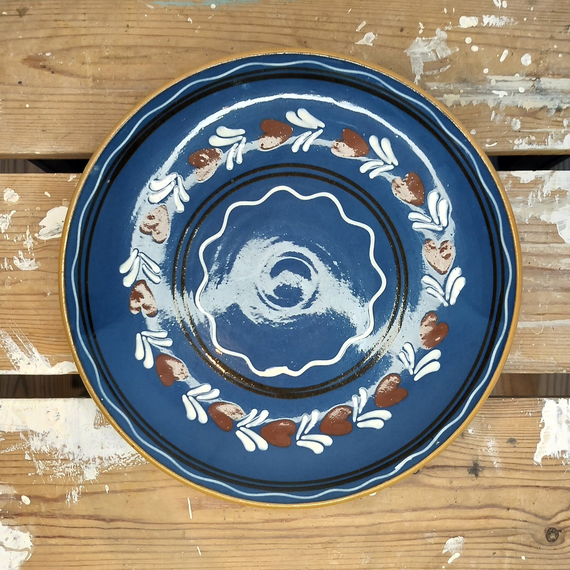 Secondhand - Skønt lerfad fra Abbednæs potteri