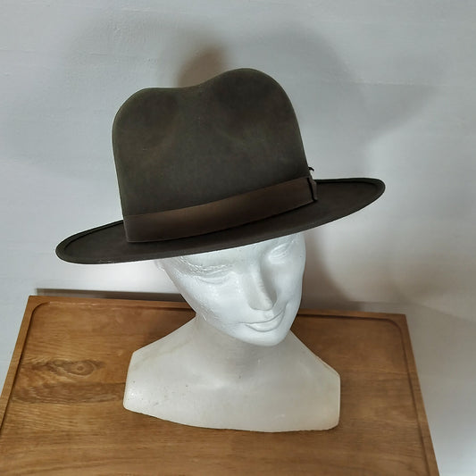 Secondhand - Barber hat fra Valdemar Johansen Hatte magasin