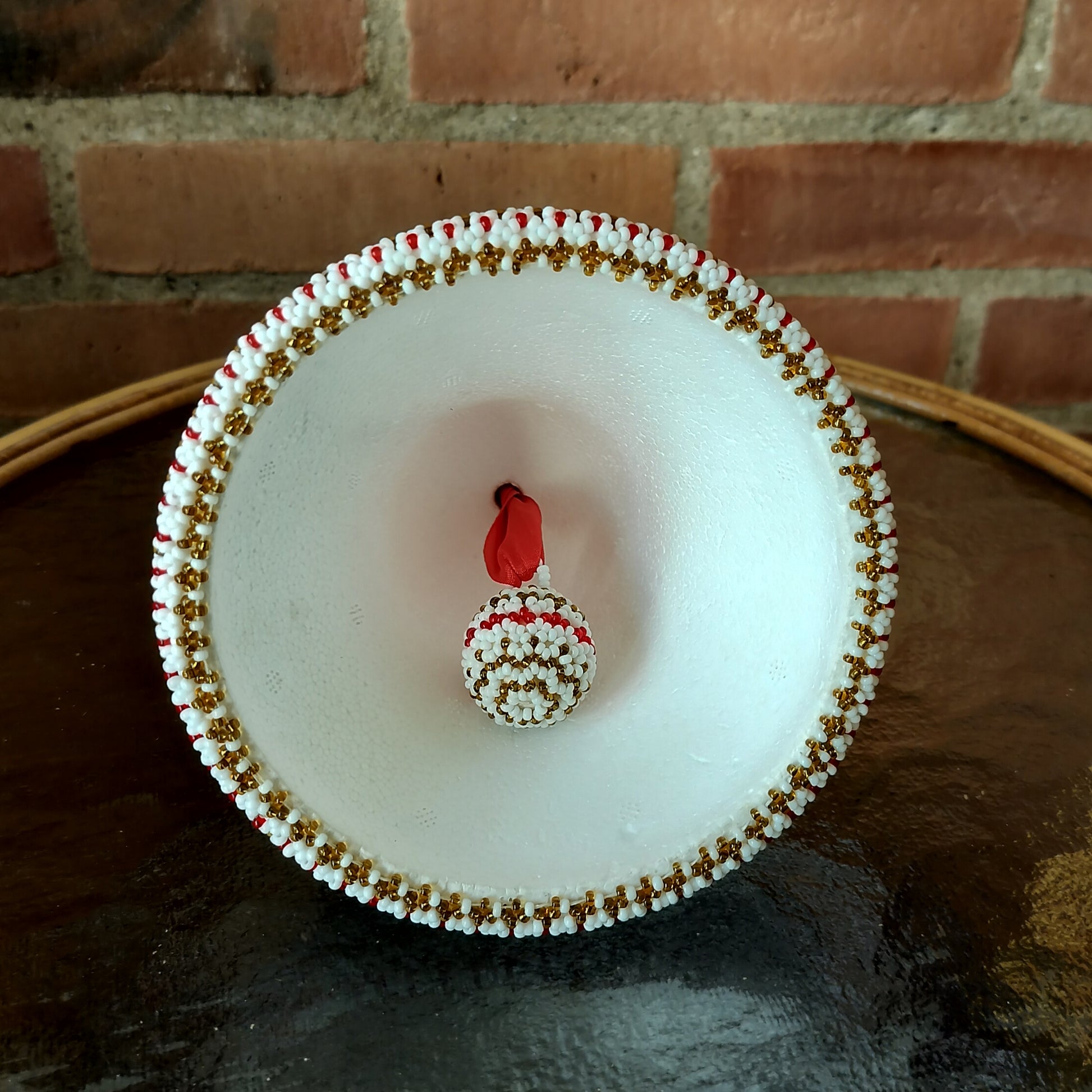 bunden af Secondhand - Hvid Perle klokke