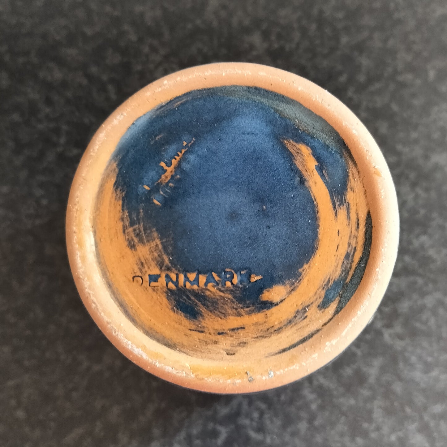 Secondhand - Lille krukke med låg fra Abbednæs potteri