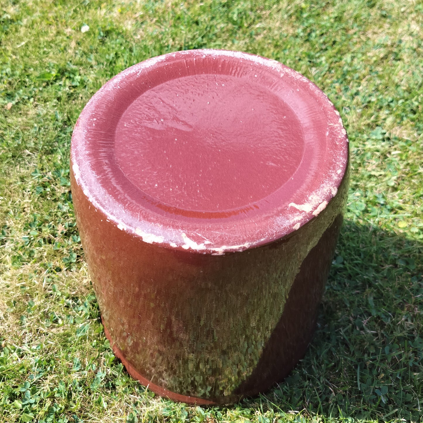 Secondhand - Syltekrukke "6" Ø 22 x H 24 cm
