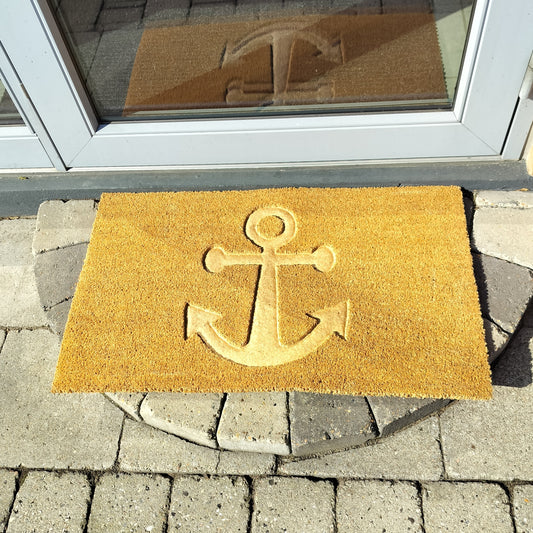 Ib Laursen - Dørmåtte med ankermotiv B 45 x L 75 cm