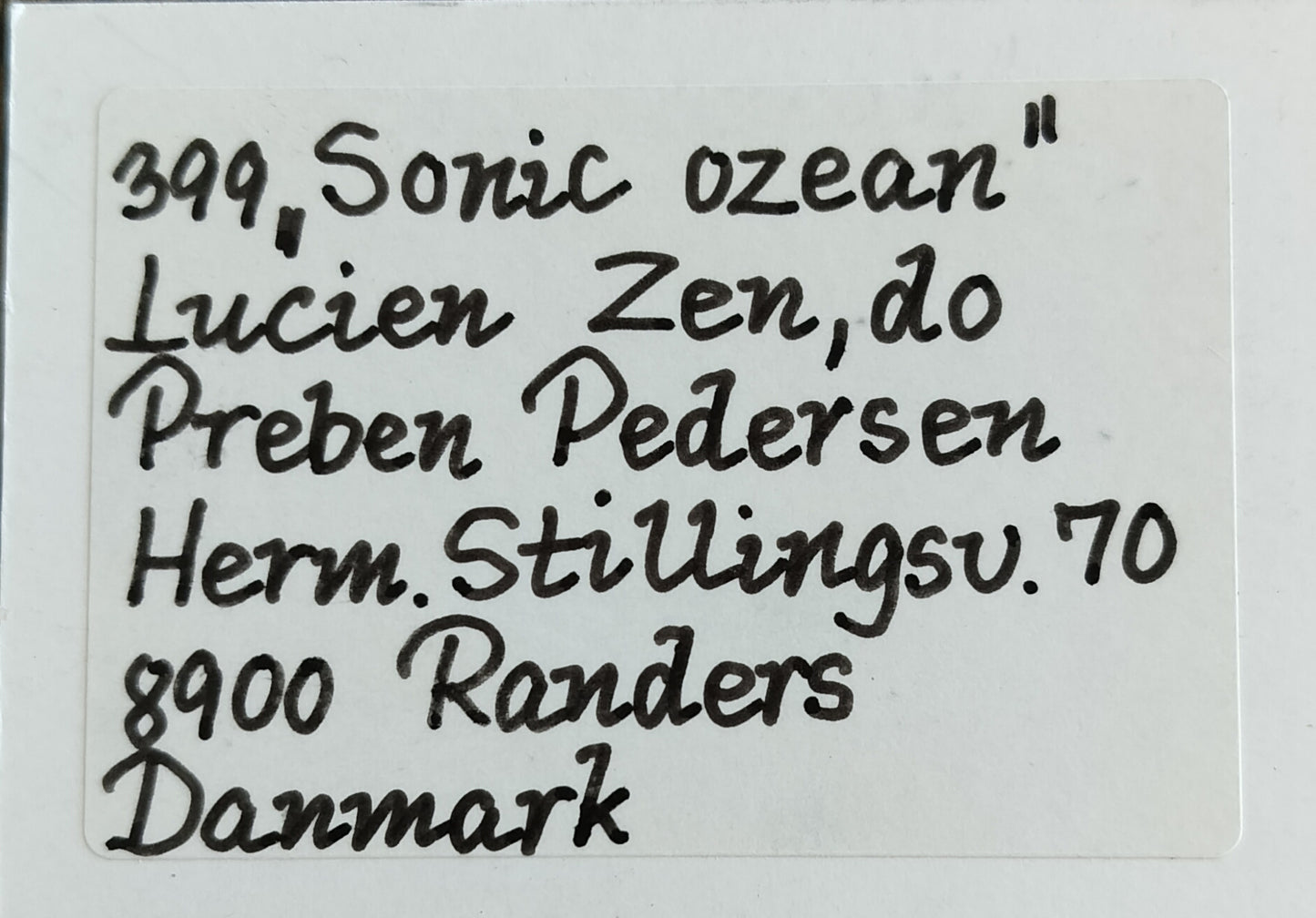 Håndtegnet billeder af Lucien Zen