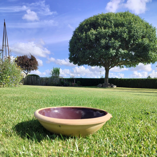 Secondhand - Lerfad Ø 28/28,5 x H 8,5 cm