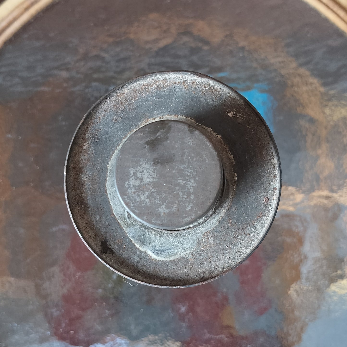 toppen af Secondhand - Gammel Esso dunk "RUST-BAN 392"