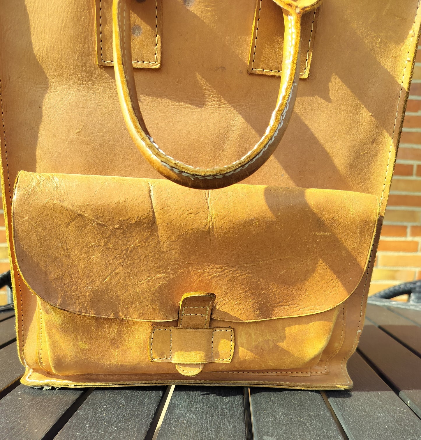 Secondhand - Shopper af kernelæder