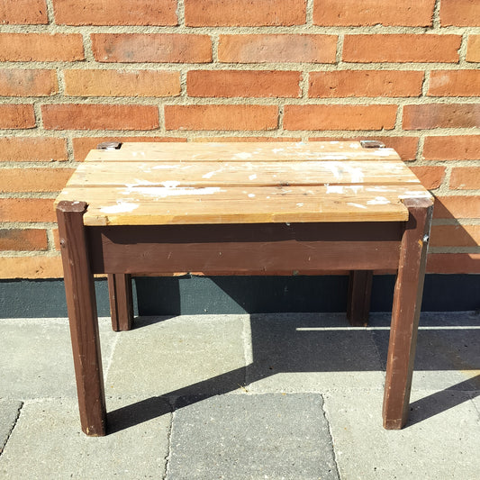 Secondhand - Gammel bænk/sidebord