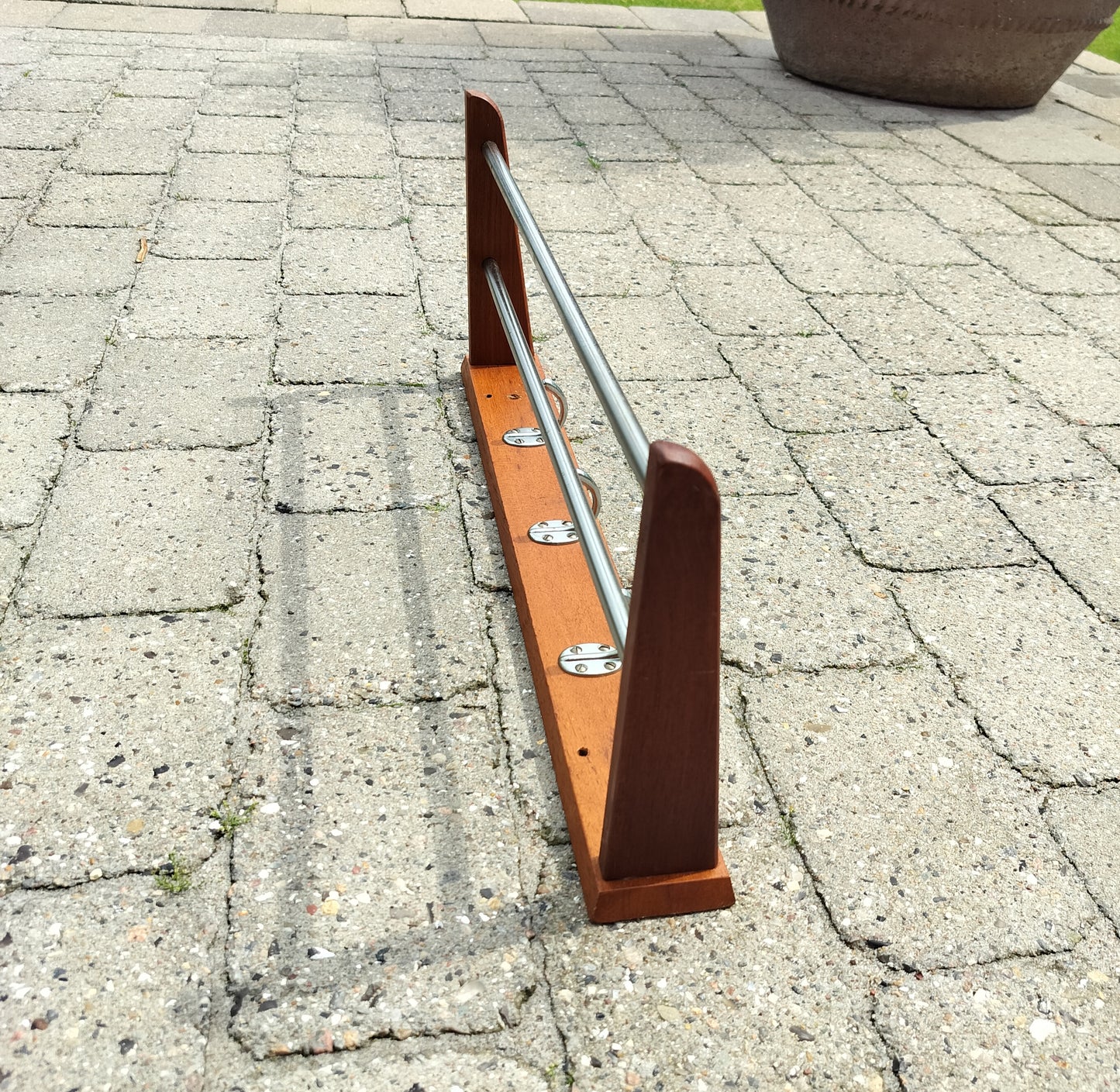 Secondhand - knagerække med hattehylde B 60 x D 24 x H 7 cm