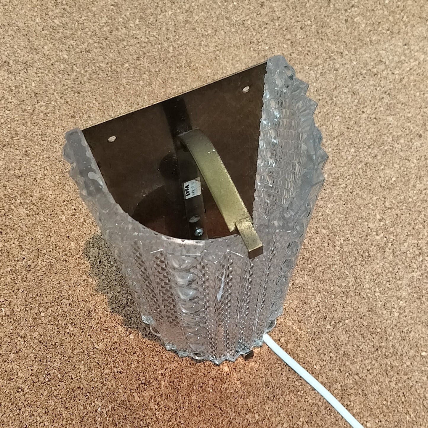 Secondhand - Lyfa/Orrefors væglampe af Carl Fagerlund H 25,5 x B 13/16 cm