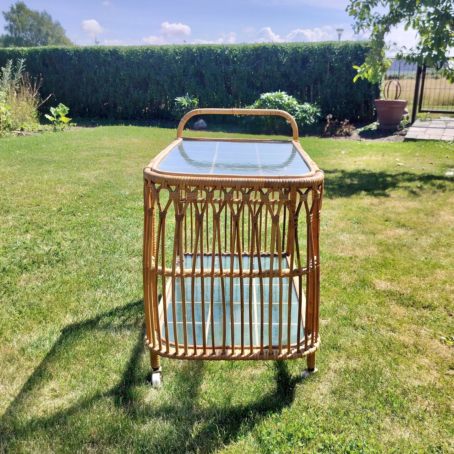 Secondhand - Vintage bambus barbord