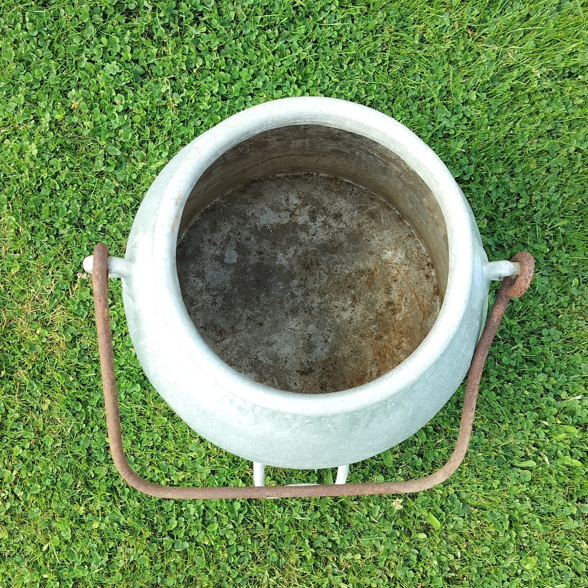 Secondhand - Mælkespand indvendig, rund