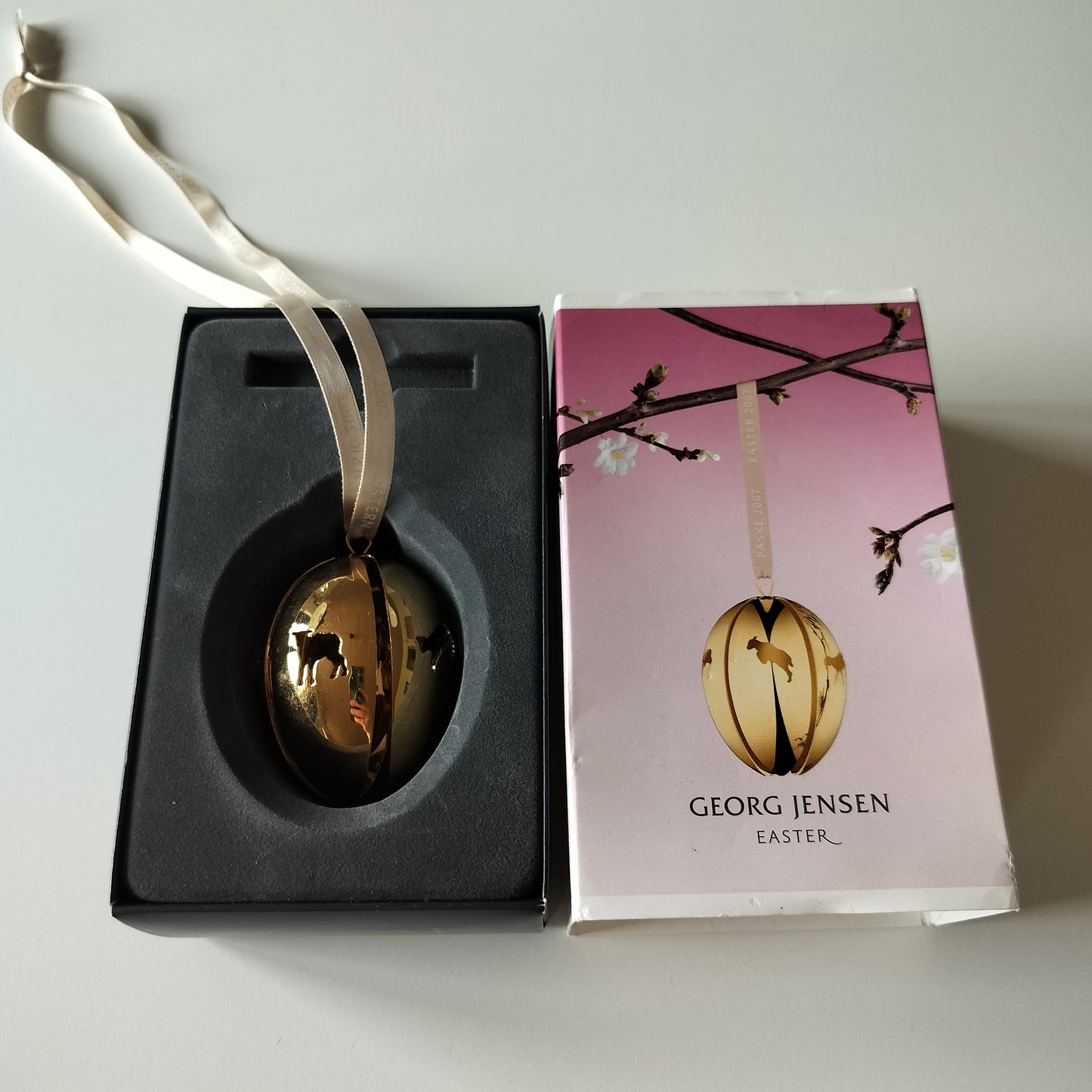 Secondhand - Georg Jensen påskeæg 2007 (påskelam)