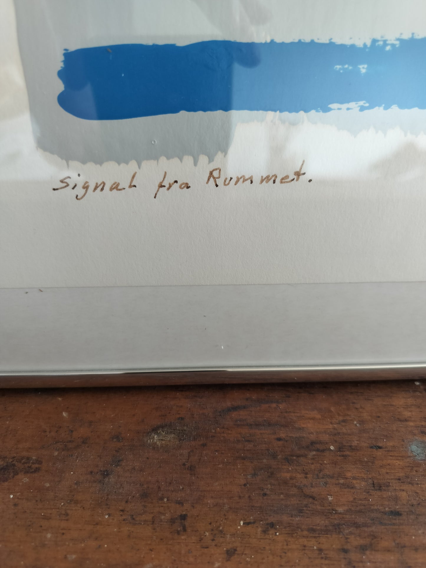 Secondhand - J.V. Martin Oliemaleri SIGNAL FRA RUMMET