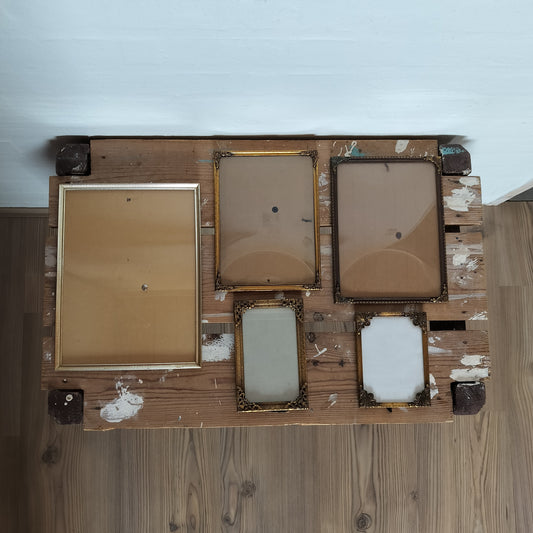 Secondhand - 5 stk. retro billedrammer (18)