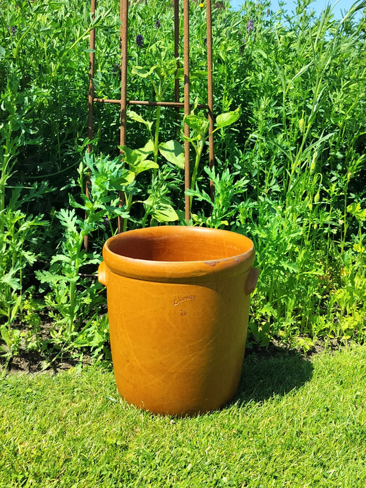 Secondhand - Syltekrukke med ører Ø 26,5 x H 28 cm