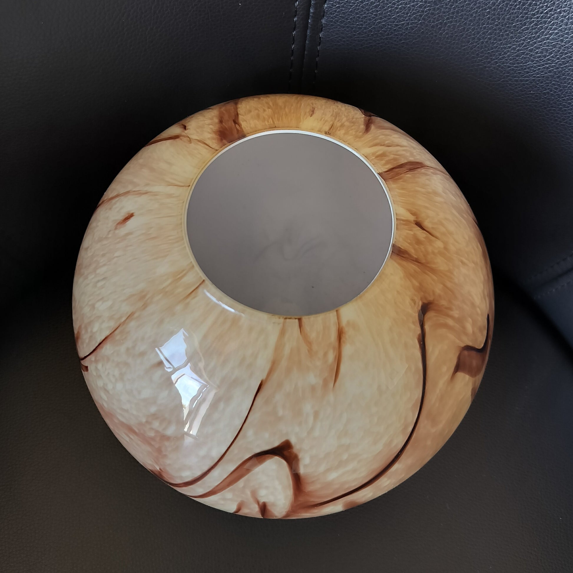 Secondhand - Art Deco glas lampeskærm