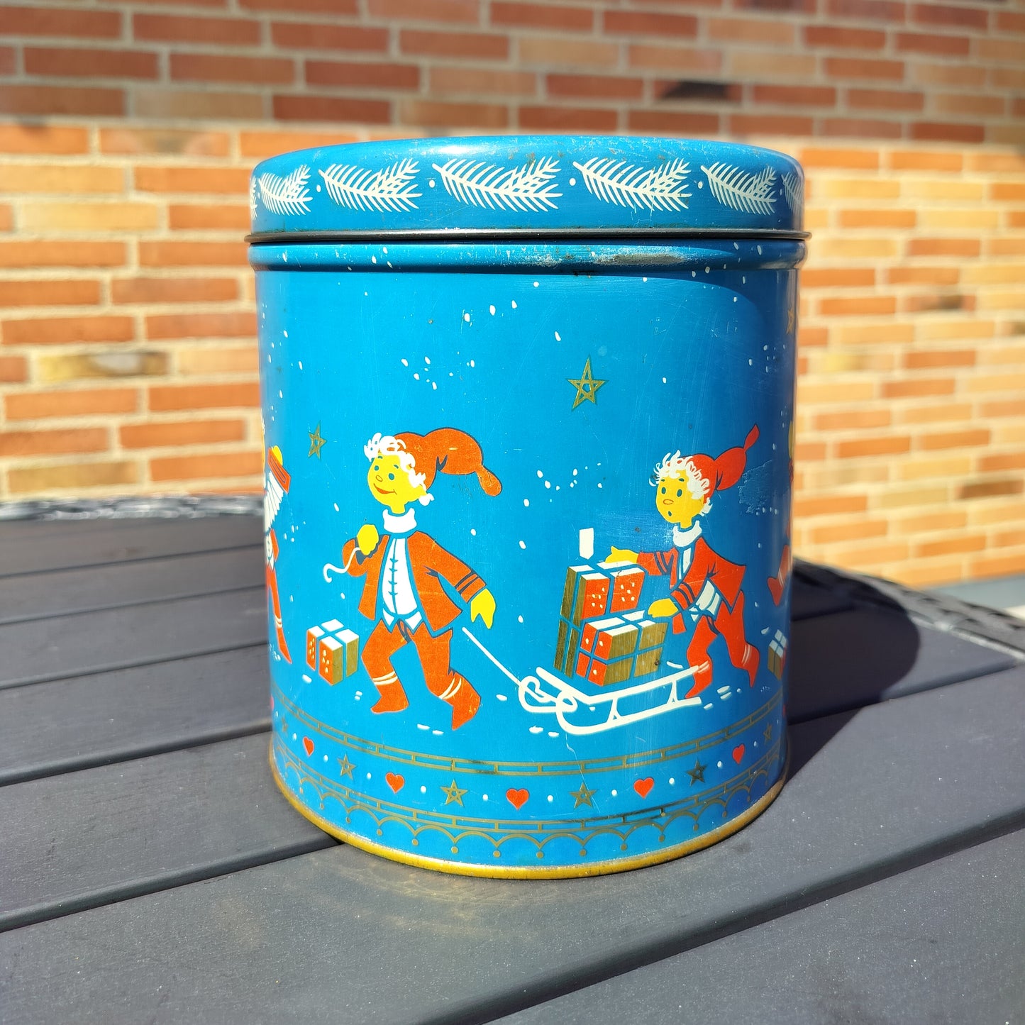 Secondhand - Gammel jule kagedåse