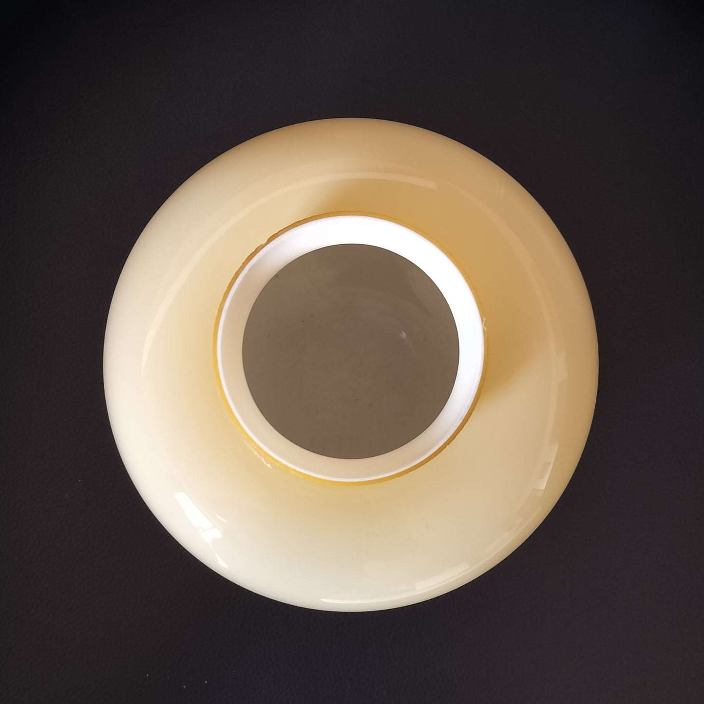 Secondhand - Gammel retro glas lampeskærm