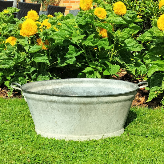 Secondhand - Glud og Marstrand zink balje L 58 x B 44 x H 24 cm
