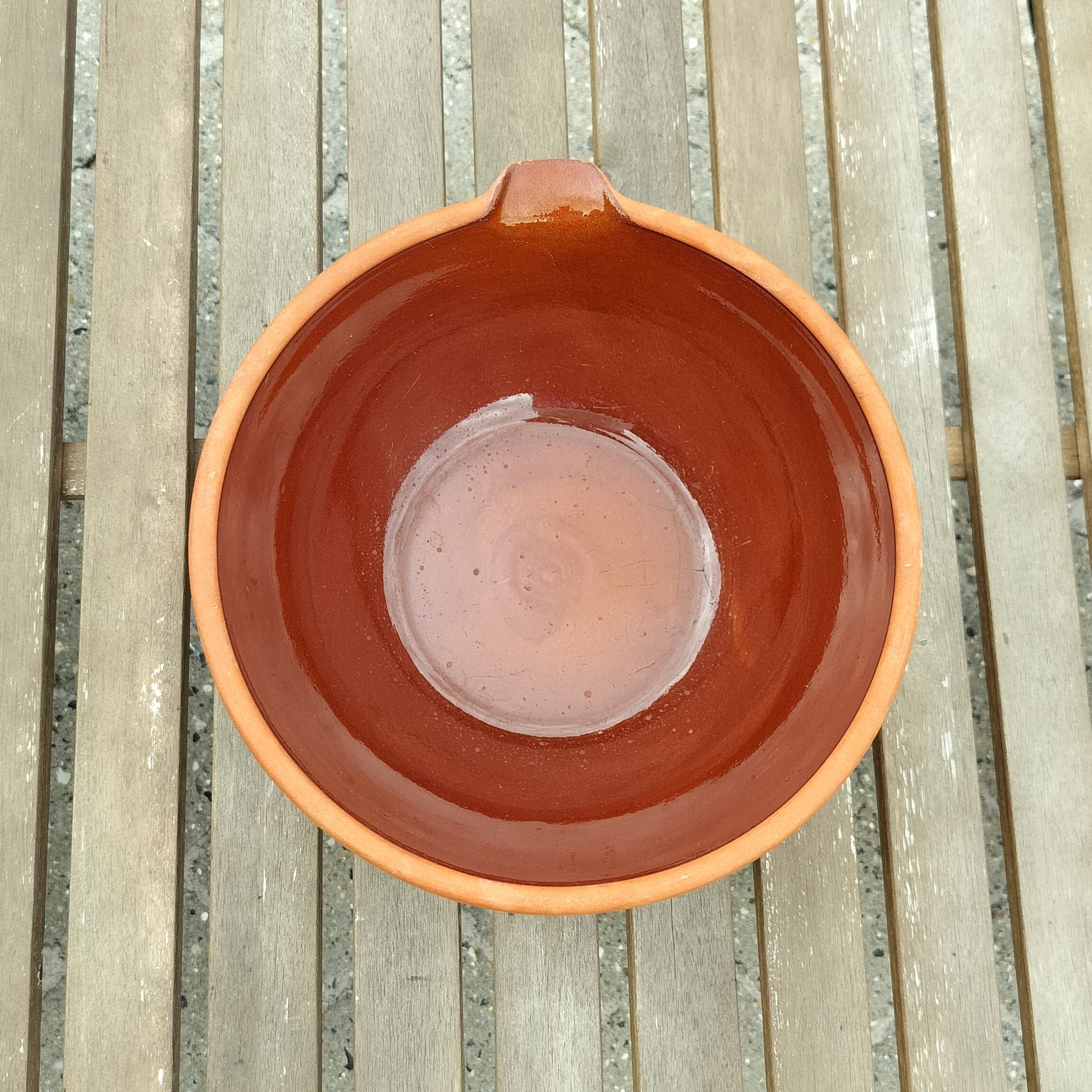 Secondhand - Lerfad fra Knabstrup Ø 27/28,5 x H 10,5 cm