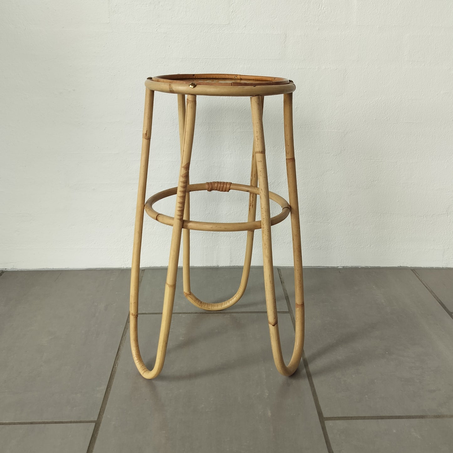 Secondhand - bambus opsats Ø 23 x H 44,5 cm
