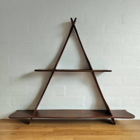 Secondhand - Amagerhylde af teaktræ (stor)