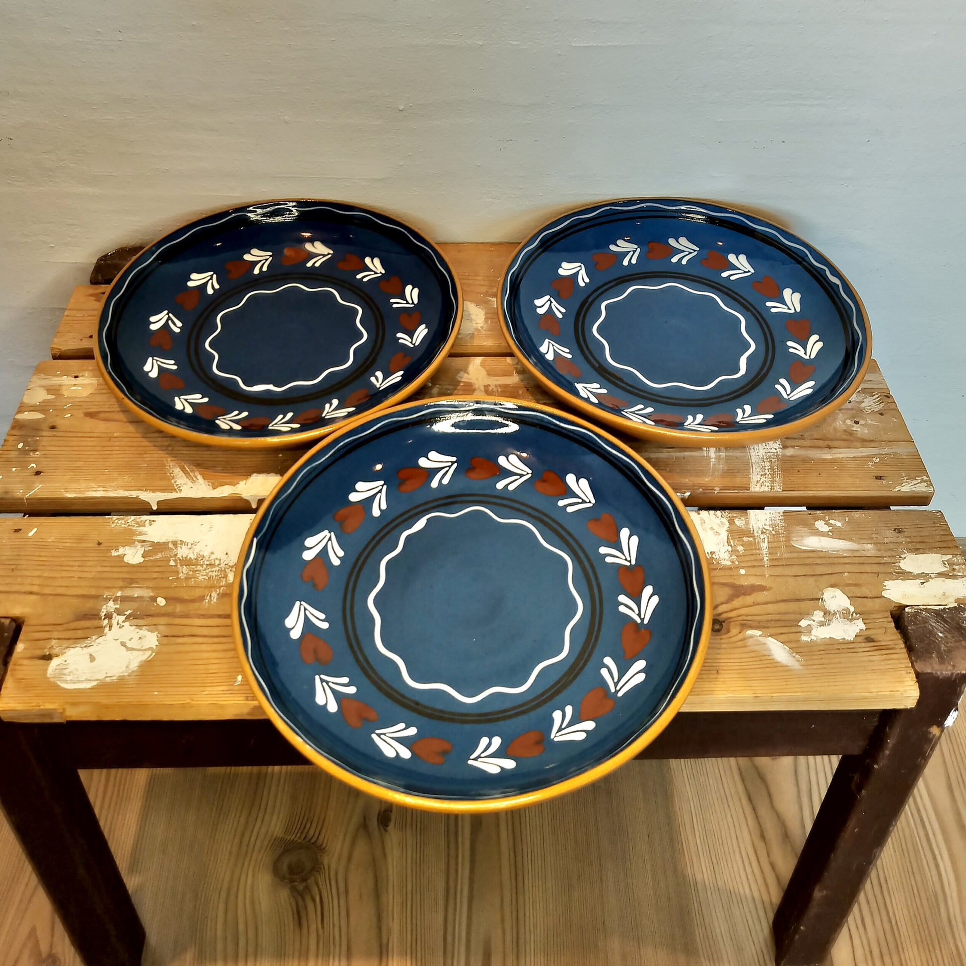 Secondhand - Skønt lerfad fra Abbednæs potteri