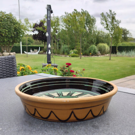 Secondhand - Lerskål fra Abbednæs Potteri Ø 25,5 cm