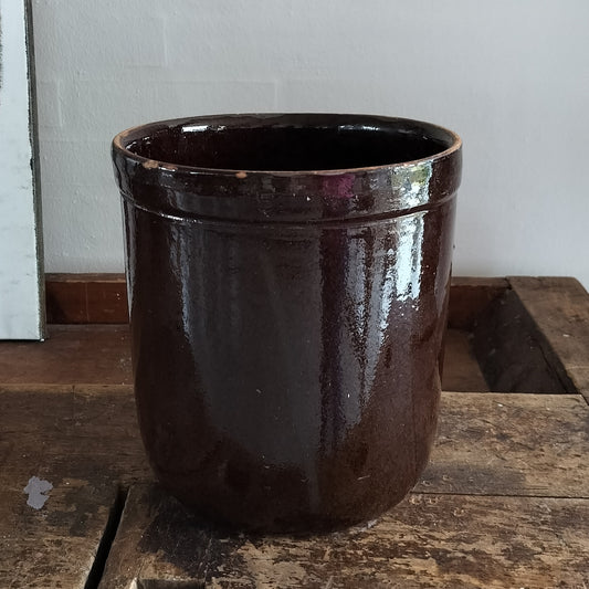 Secondhand - Syltekrukke "5" Ø 20,5 x H 22 cm