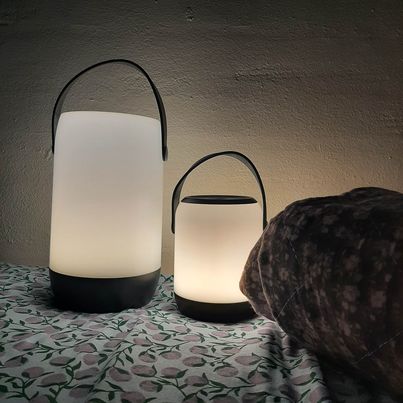 LED touch lanterne med med hank H 11,2 cm