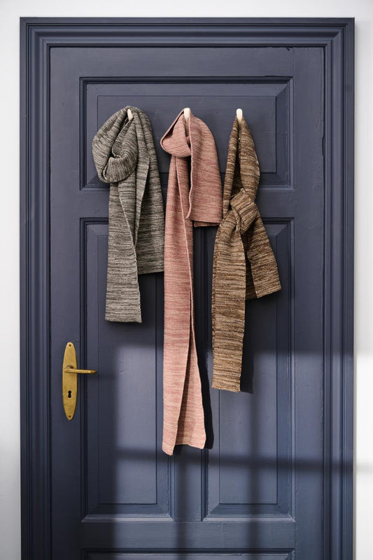 Ib Laursen - Tørklæde strikket med melange effekt